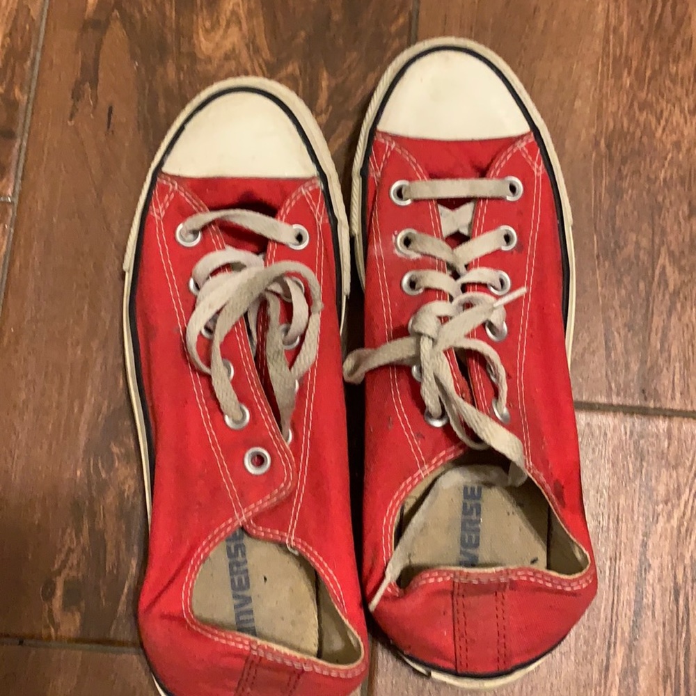 Women’s Converse red sneakers